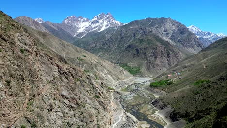 Drone-shot-Fann-Mountain-Range-in-Tajikistan