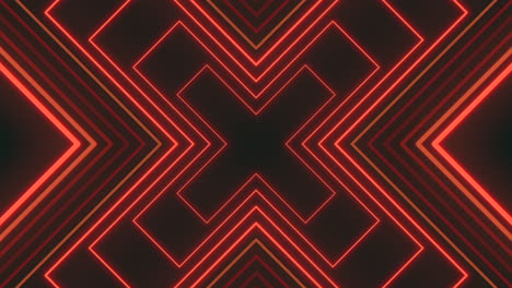 des lignes rouges audacieuses sur un fond noir élégant