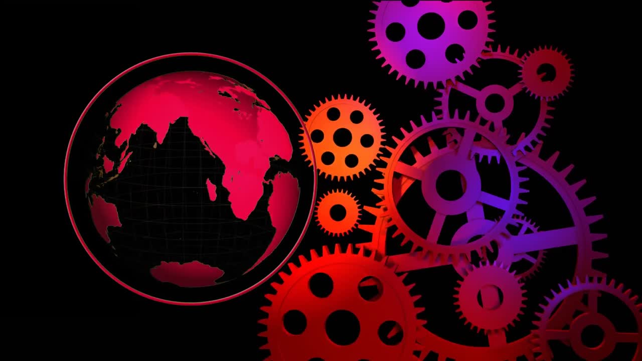 ruedas giratorias y globo