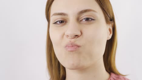 Comida-De-Postre.-Retrato-De-Primer-Plano-De-Una-Mujer-Comiendo-Chocolate.