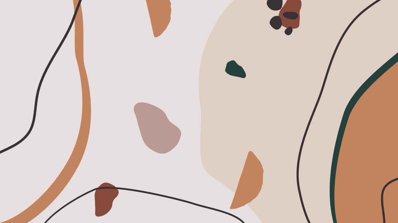 Trendy Warm Abstract Organic Background