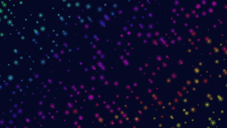 Vibrant-multicolored-stars-floating-in-a-cosmic-sky