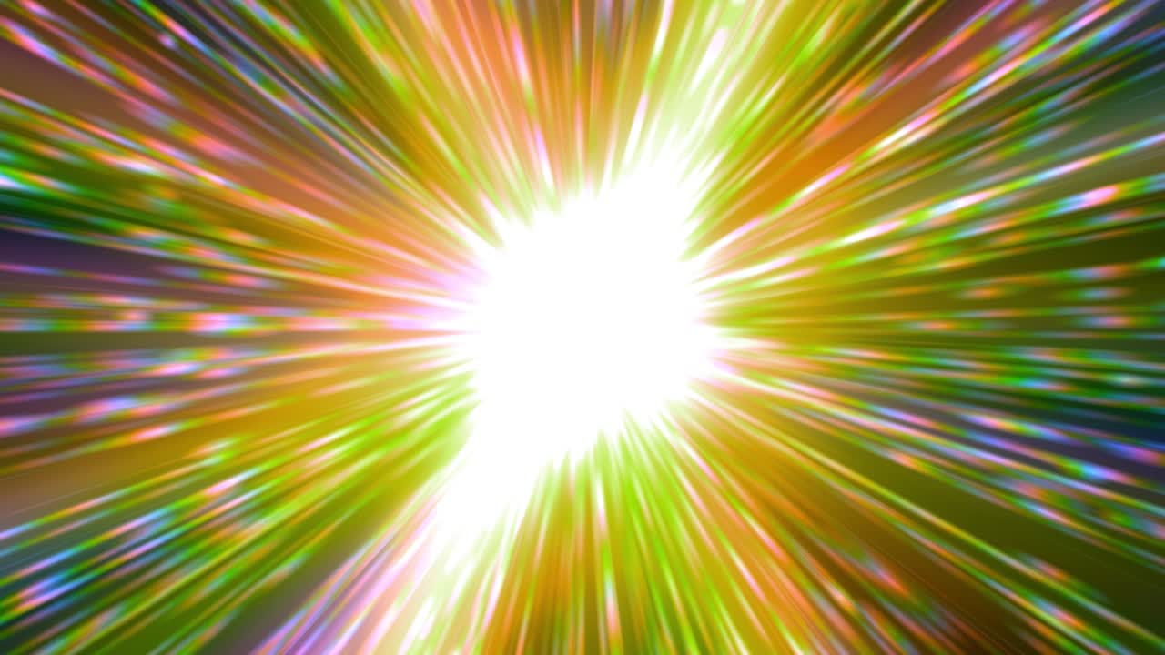 rayo de luz del sol bucle gráfico vj