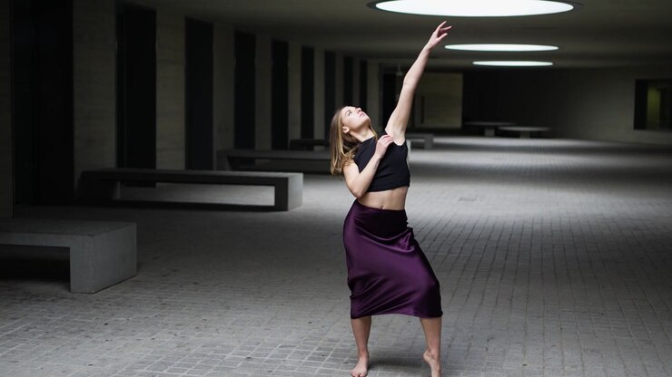 A captivating contemporary dance performance showcased thoughtfully within an urban space