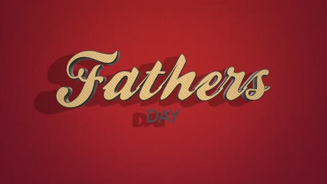 Handwritten-Father's-Day-greeting-on-red-background-for-a-personal-touch