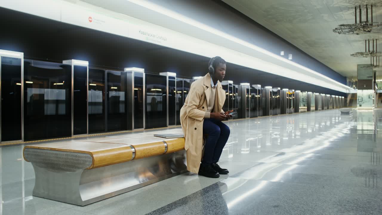 Man in Metro Station