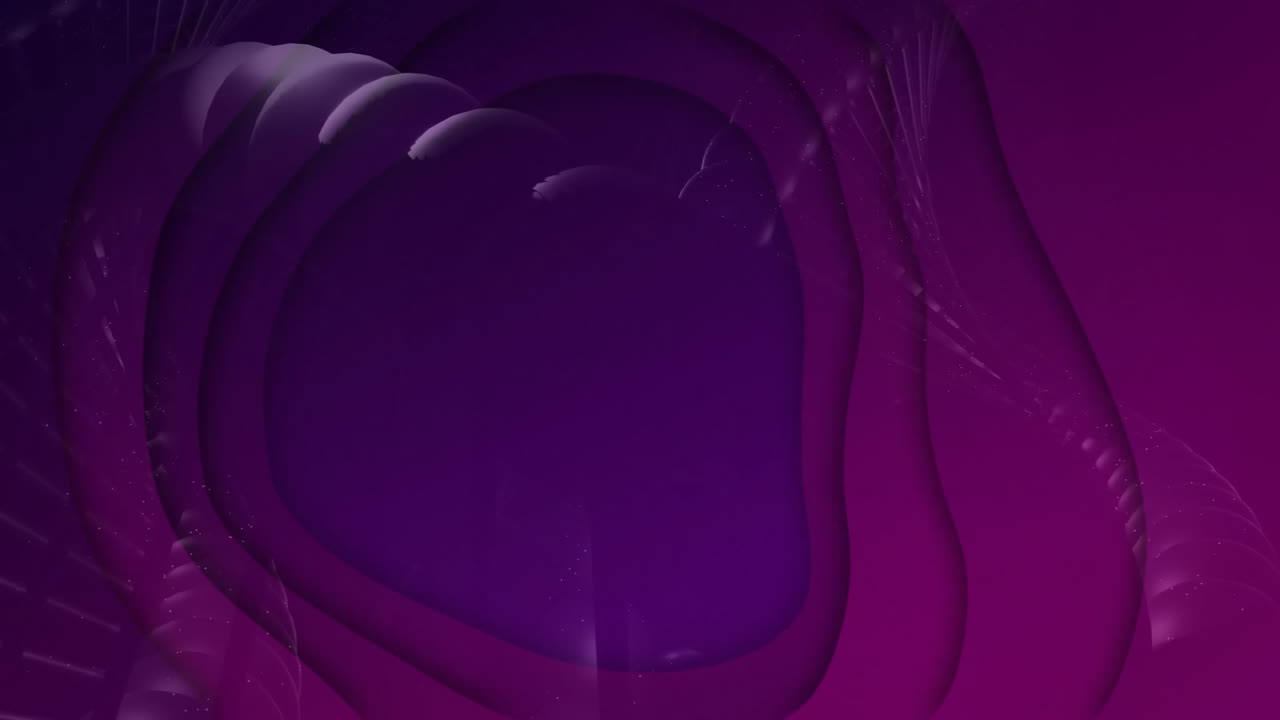 Layered purple and pink shapes creating flowing pattern, resembling animation design