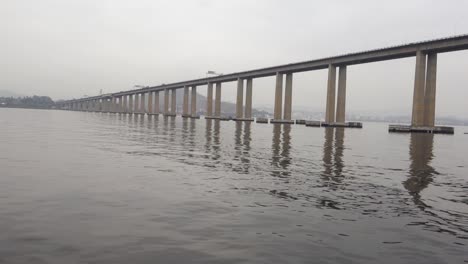 rio niteroi bridge in guanabara bay, rio de janeiro, brazil