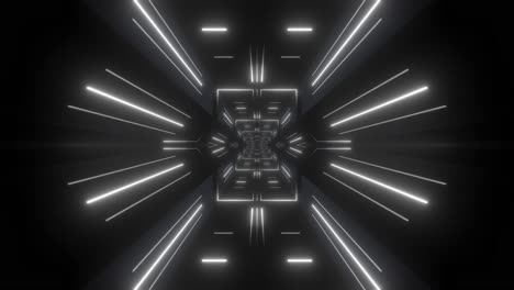 abstrakter neontunnel