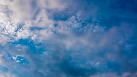 clouds fly across the sky. timelapse