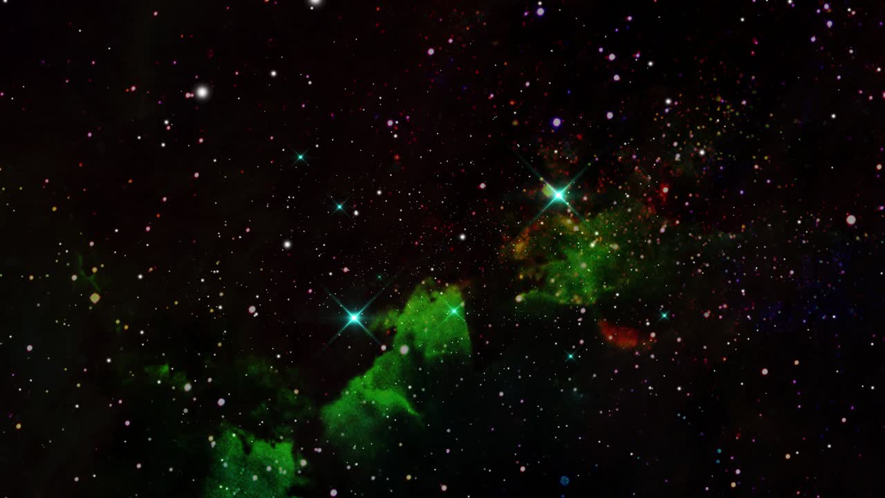 nubes de nebulosas y estrellas en el universo