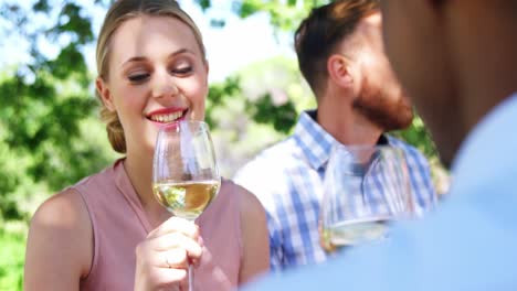 Friends-toasting-glasses-of-wine-at-restaurant