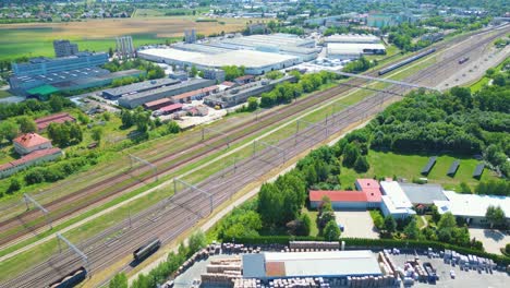 Aerial-view-of-goods-warehouse