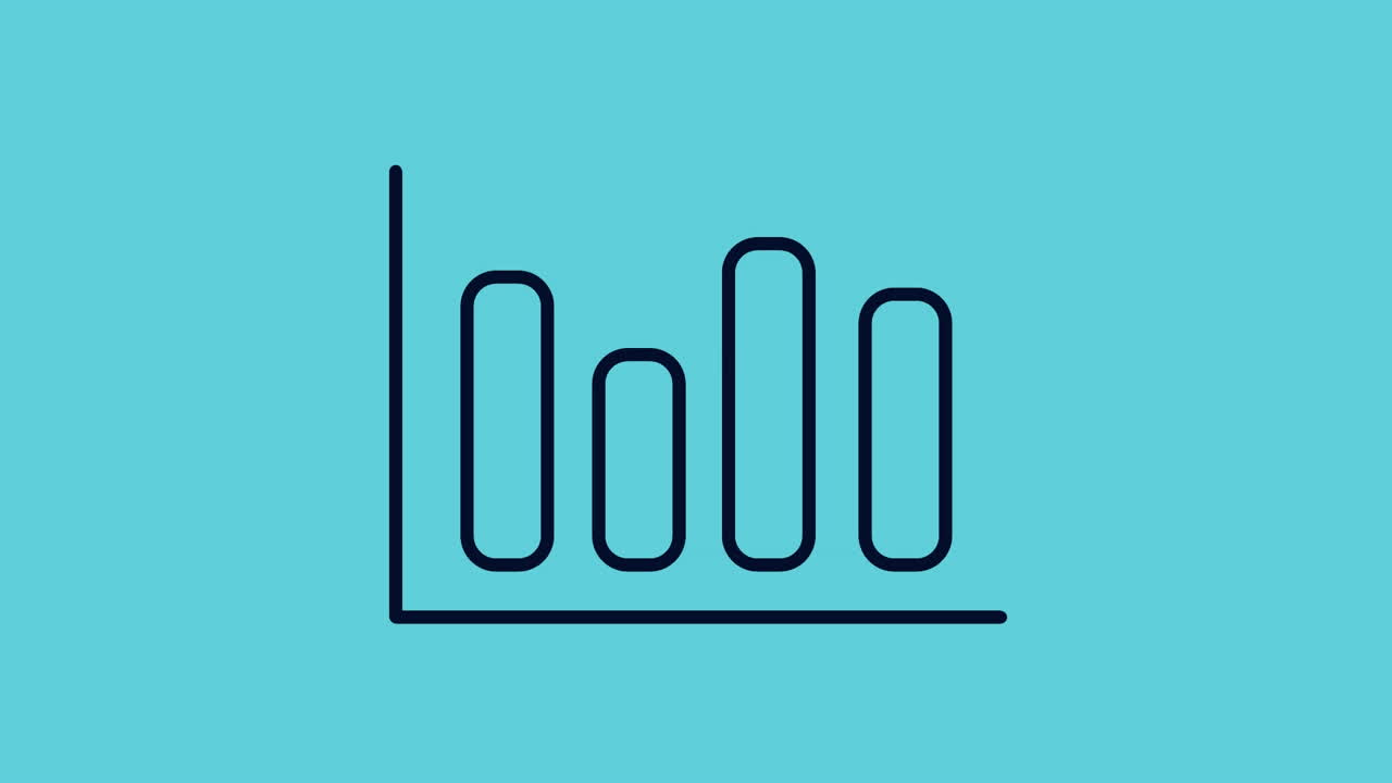 forma de contorno negro que se mueve sobre un fondo azul