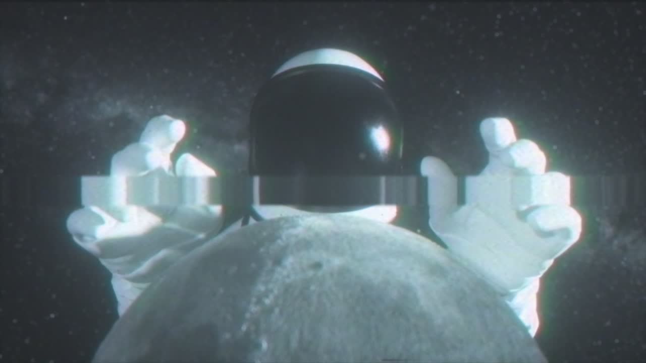 우주에서 우주비행사