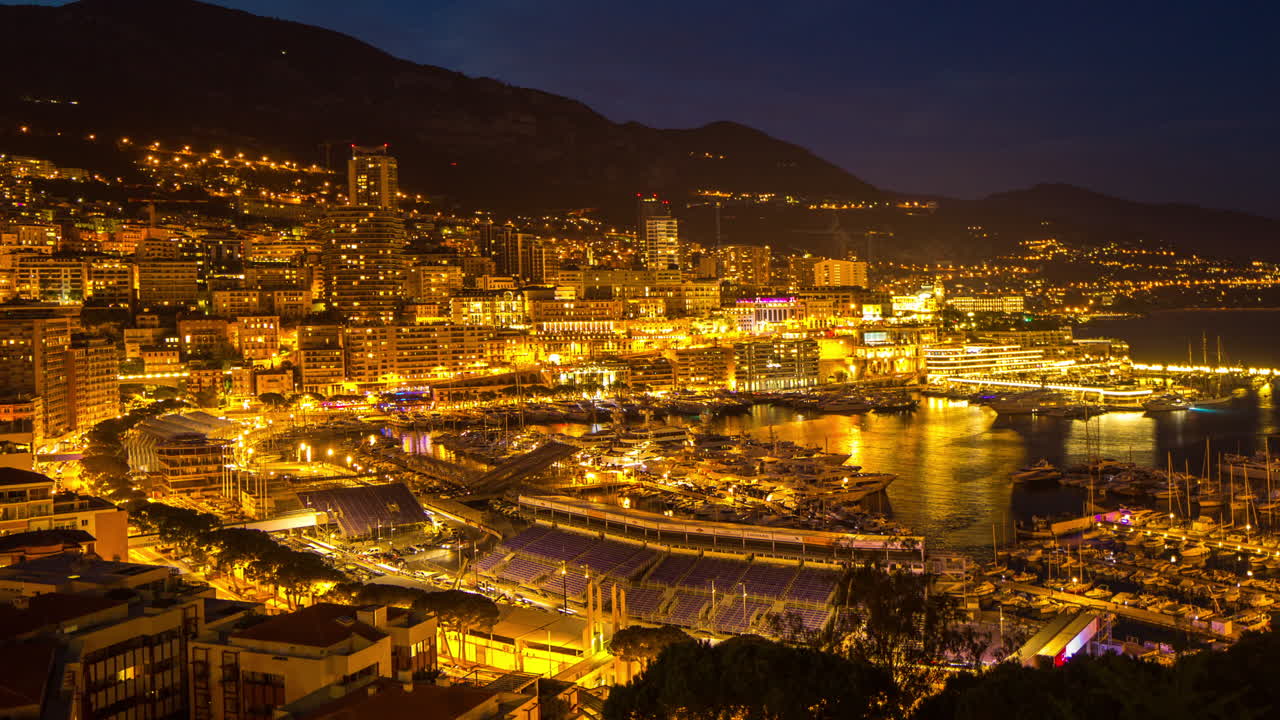 모나코 밤 4k 01