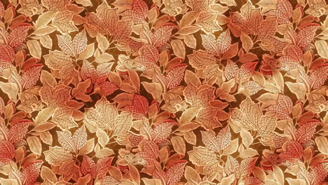 vintage botanical leaf pattern
