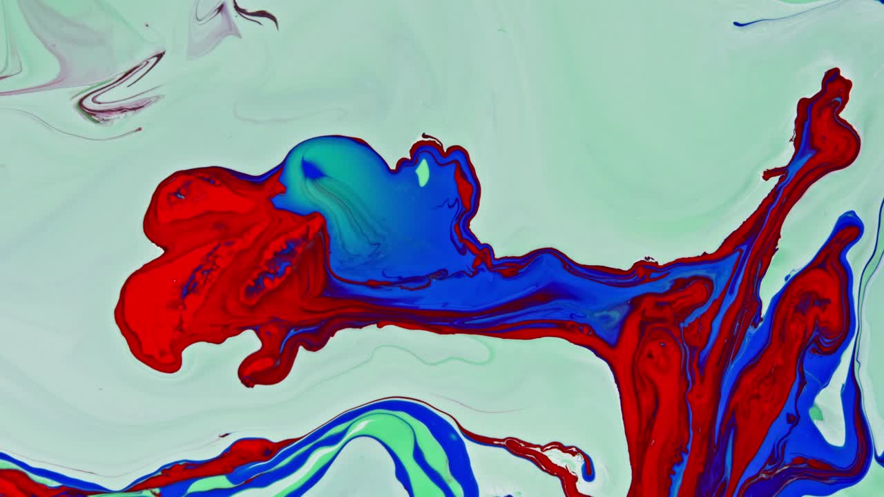 Abstract Fluid Art Painting