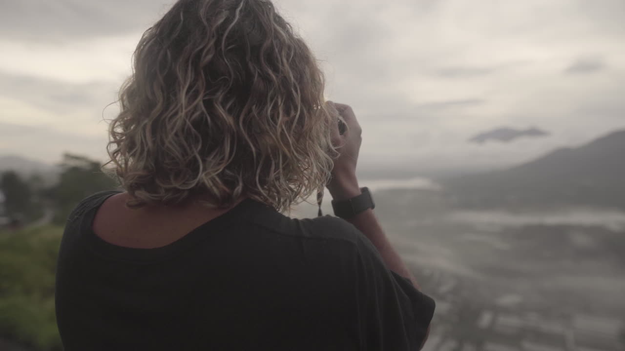 Taking a photo of an epic sunrise