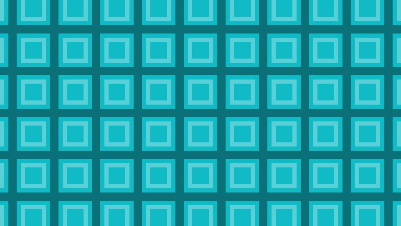 Teal and Black Square Pattern