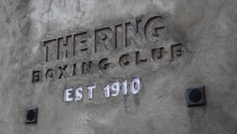 the ring boxing club est 1910, london, united kingdom