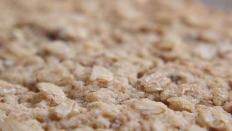 close up of oatmeal cookies