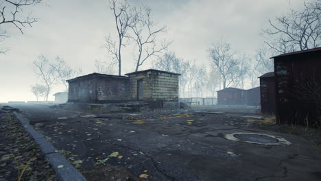 pripyat cityview of exclusion zone near the chernobyl nuclear power plant