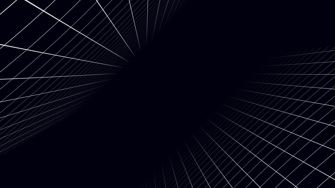 Flyv gennem roterende gitter. Sømløs bevægelsesbaggrund. Animation