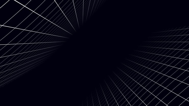 Flyv gennem roterende gitter. Sømløs bevægelsesbaggrund. Animation