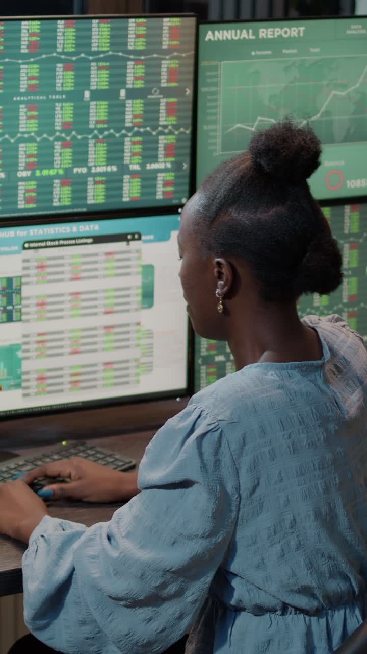Analyzing Stock Market Data on Multiple Screens