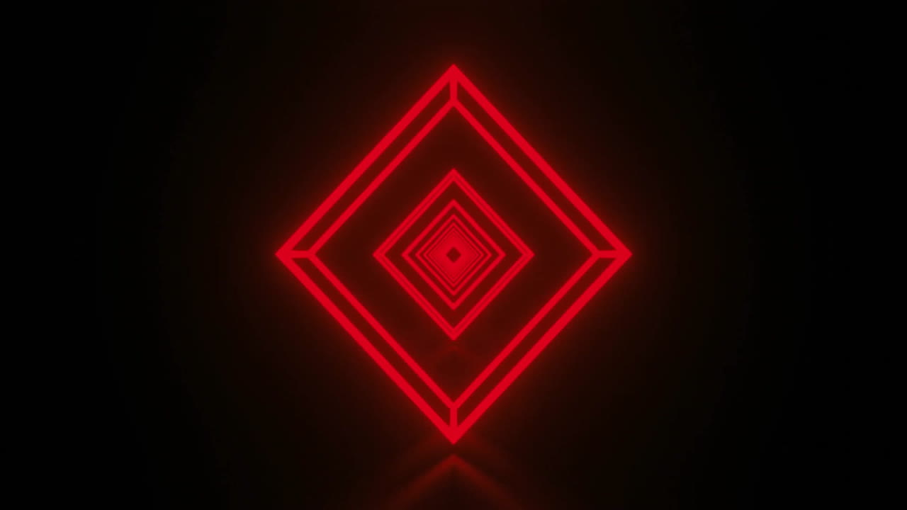 animación de formas rojas que se mueven sobre fondo negro