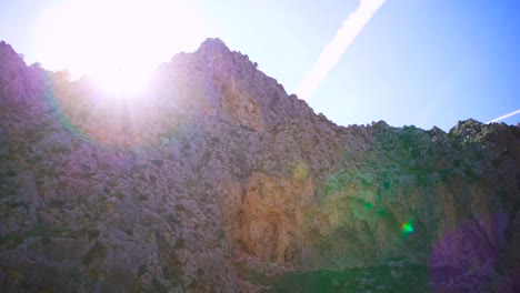 rocky mountain sunlight