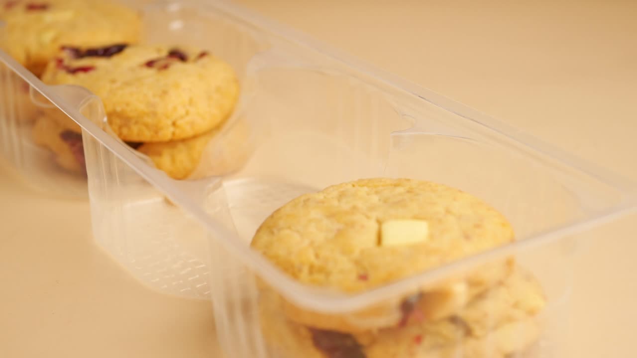 Cookies in a container