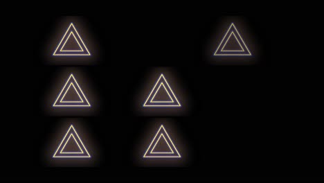 Patrón-Geométrico-De-Triángulos-De-Neón