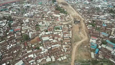 Barrio-Pobre-De-Kibera,-Nairobi,-Kenia
