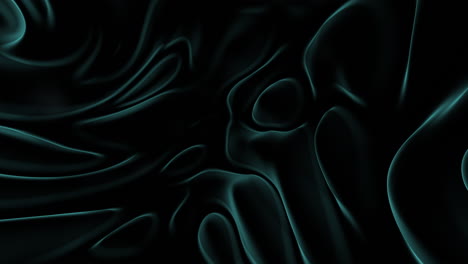 flowing dark blue mystical waves on black gradient