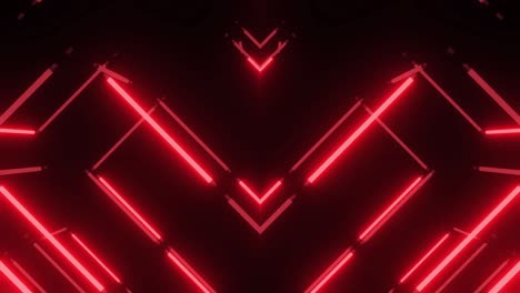 red neon tunnel