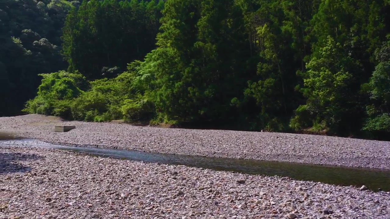 Oto River in the Mountains of Wakayama, Nature of Japan in Summer