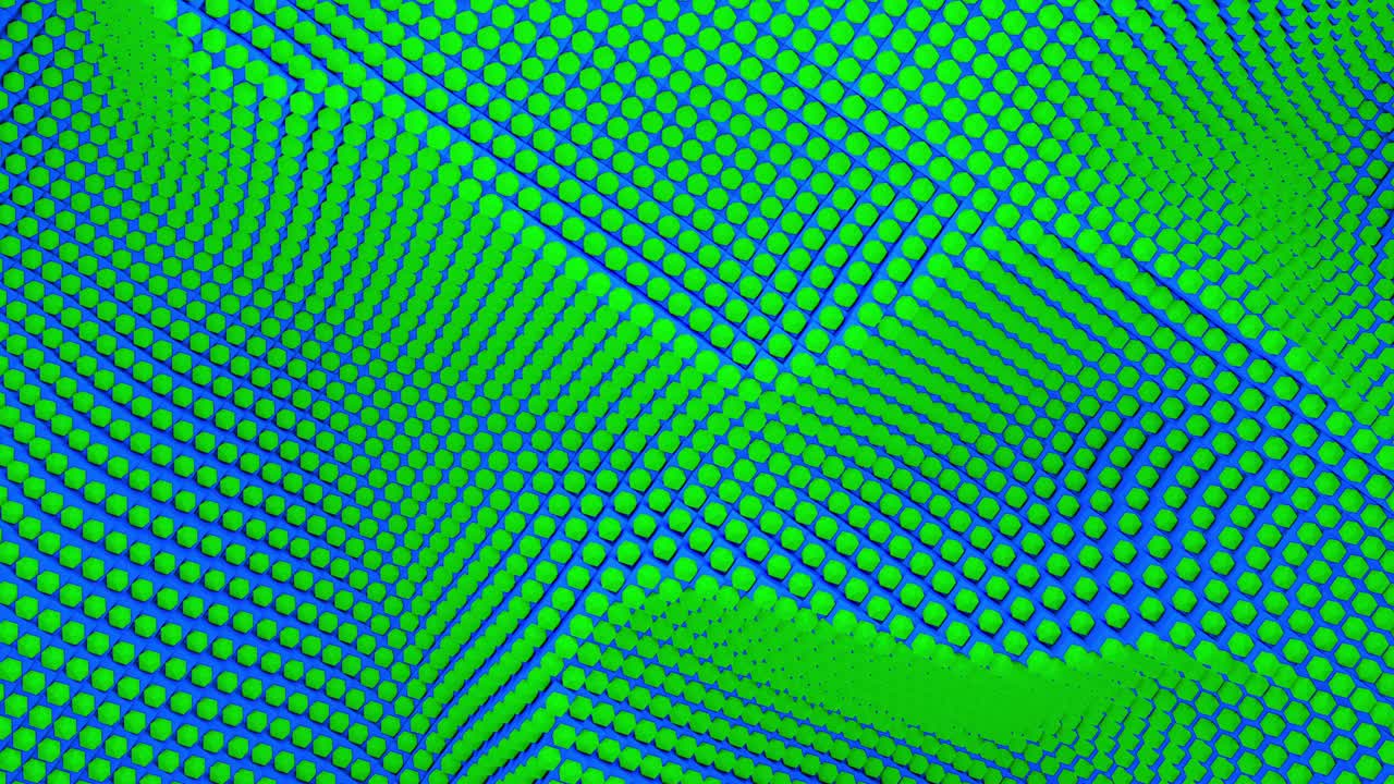 patrón geométrico abstracto con colores azul y verde