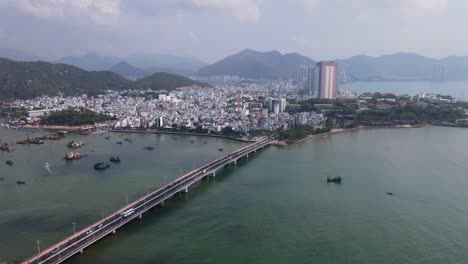 coastal city of vietnam drone