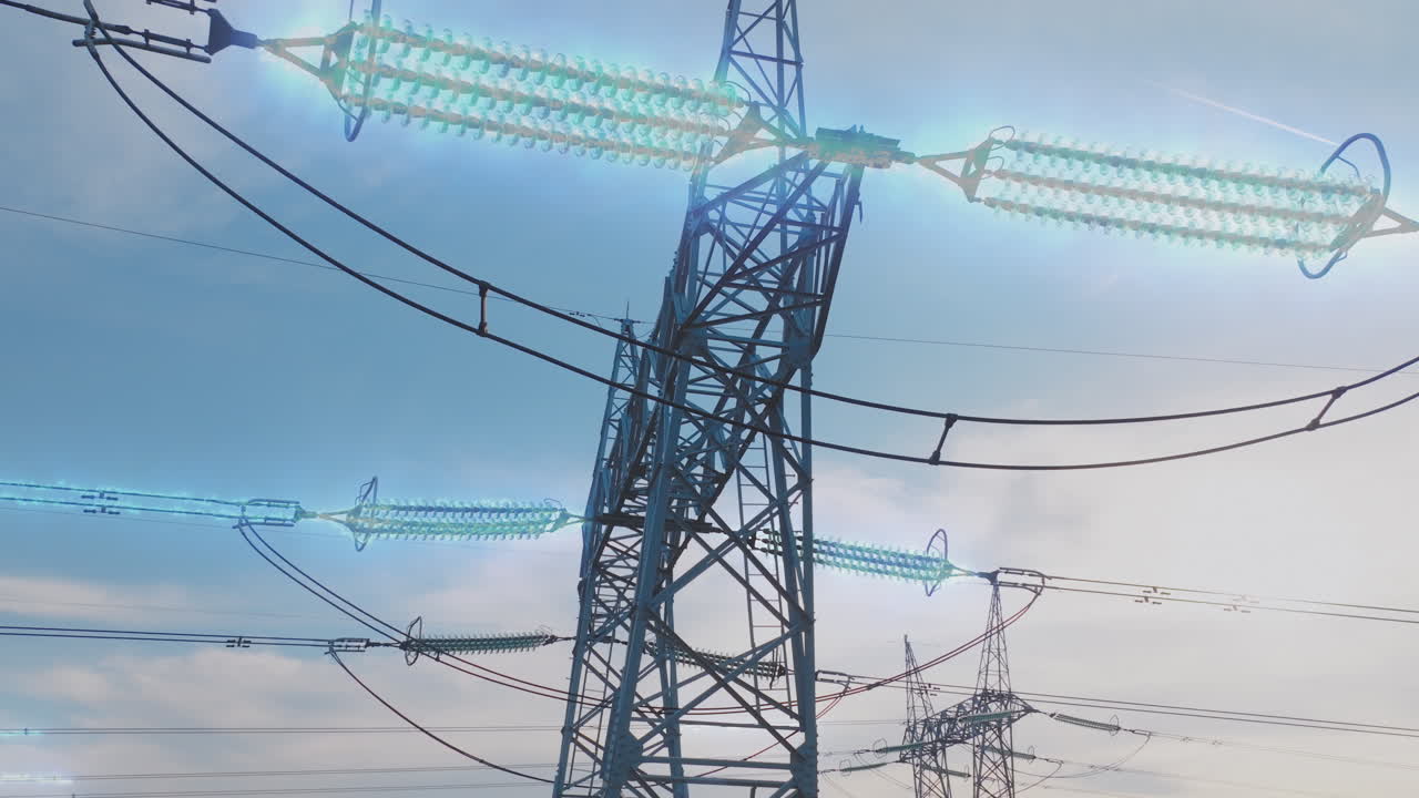 고전압 전송 타워