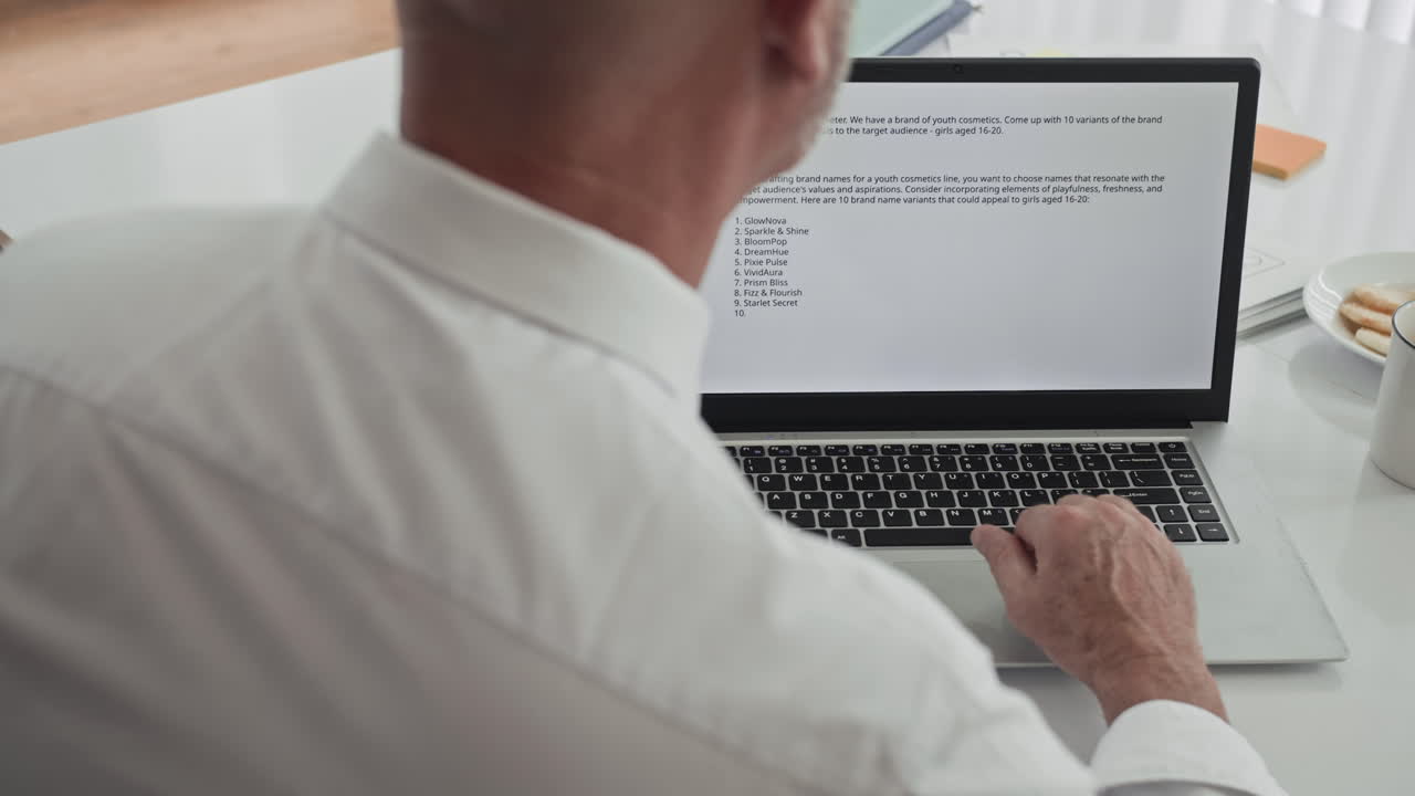 Entrepreneur Sending Email on Laptop at Office