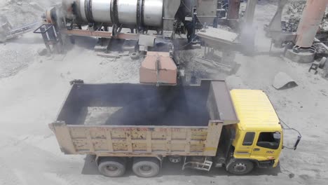 tiro de gari de fábrica de asfalto en los consejos del área de gwagwalada de abuja de nigeria