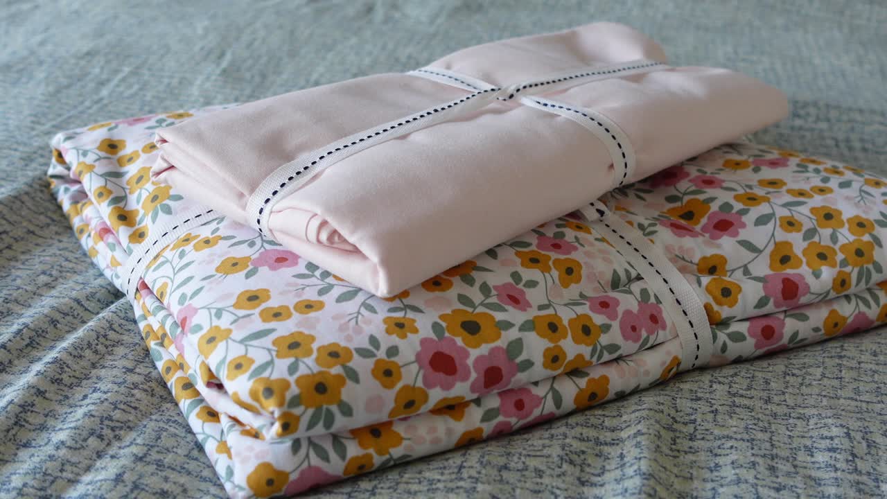 Pink and Floral Bedding Set