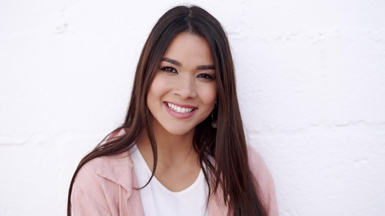 retrato de mujer sonriente