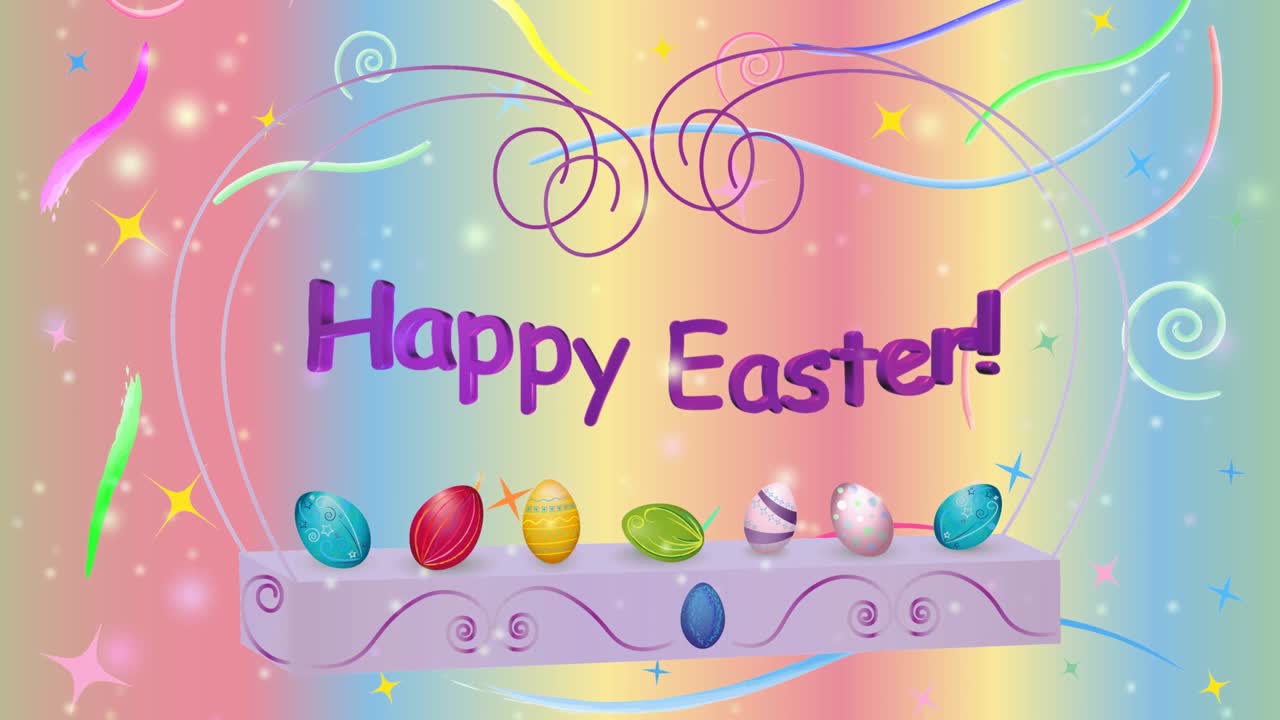 축하하는 부활절