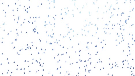 small rain drops fall isolated - weather forecast