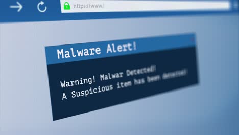 virus malware warning of a system hacked virus cyber attack malware concept 3d rendering concept of