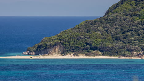 marathonisi island from zakynthos greece