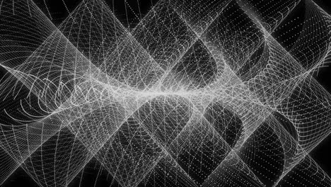 white color dot shape pattern animation motion graphics
